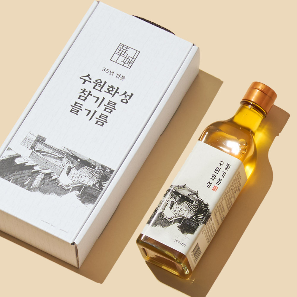 국산 저온압착 방앗간 통깨 들기름 180ml 선물 답례품 - 상세 이미지 3