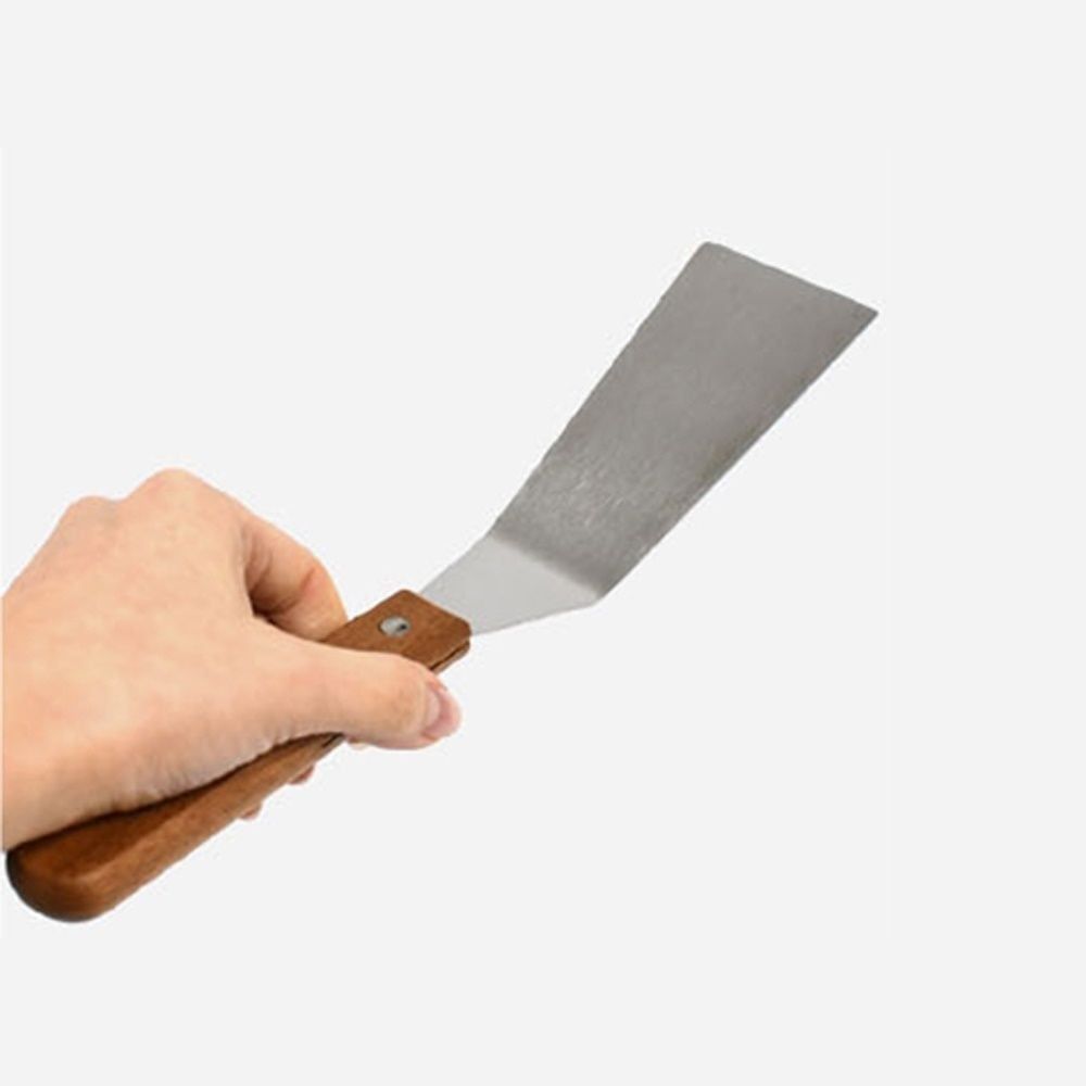 업소용 우든 파전 뒤집개 스키바 조리 도구 굴절형 음식 조리기구 - 메인 이미지