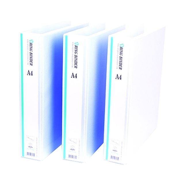 청운산업 고파D링바인더5cm 흰색A4 310x270x5cm 10묶 - 상품 이미지