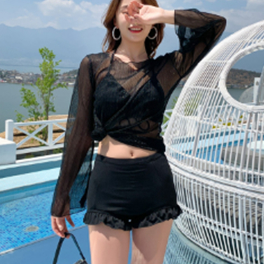 휴양지수영복 연예인 유교걸 몰디브 키작녀 빅사이즈 리조트 - 상세 이미지 3