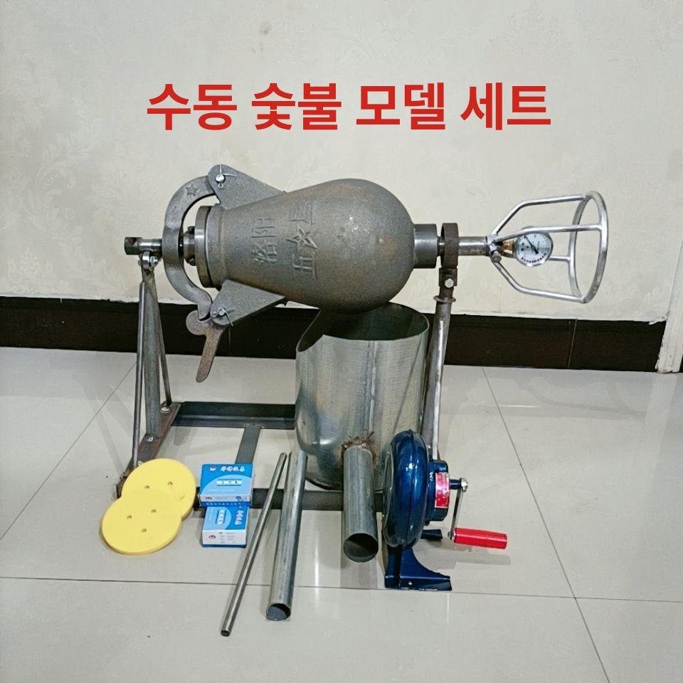 전통 손잡이 팝콘기계 뻥튀기 쌀 대용량 팝콘 메이커 가정용 3kg 단일 팬 압력계1개포함 - 상세 이미지 3