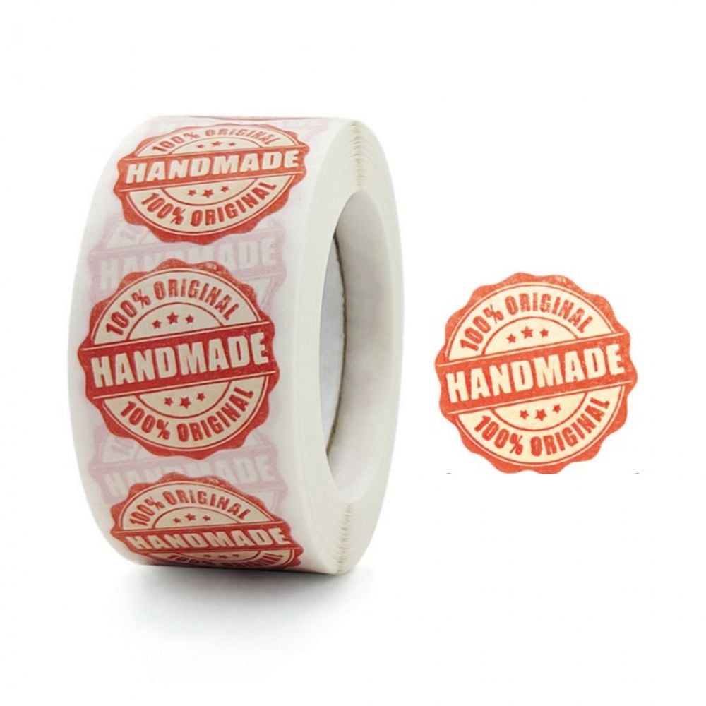 오리지널 핸드 메이드 handmade 스티커 500매 핸드메이드(S-809) - 메인 이미지