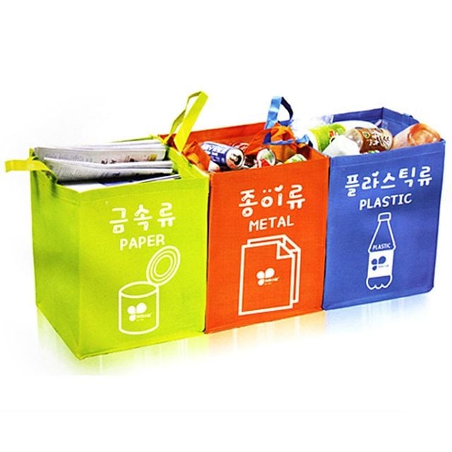 (키친아트) 재활용 분리수거함 분리배출 쓰레기통 - 상품 이미지