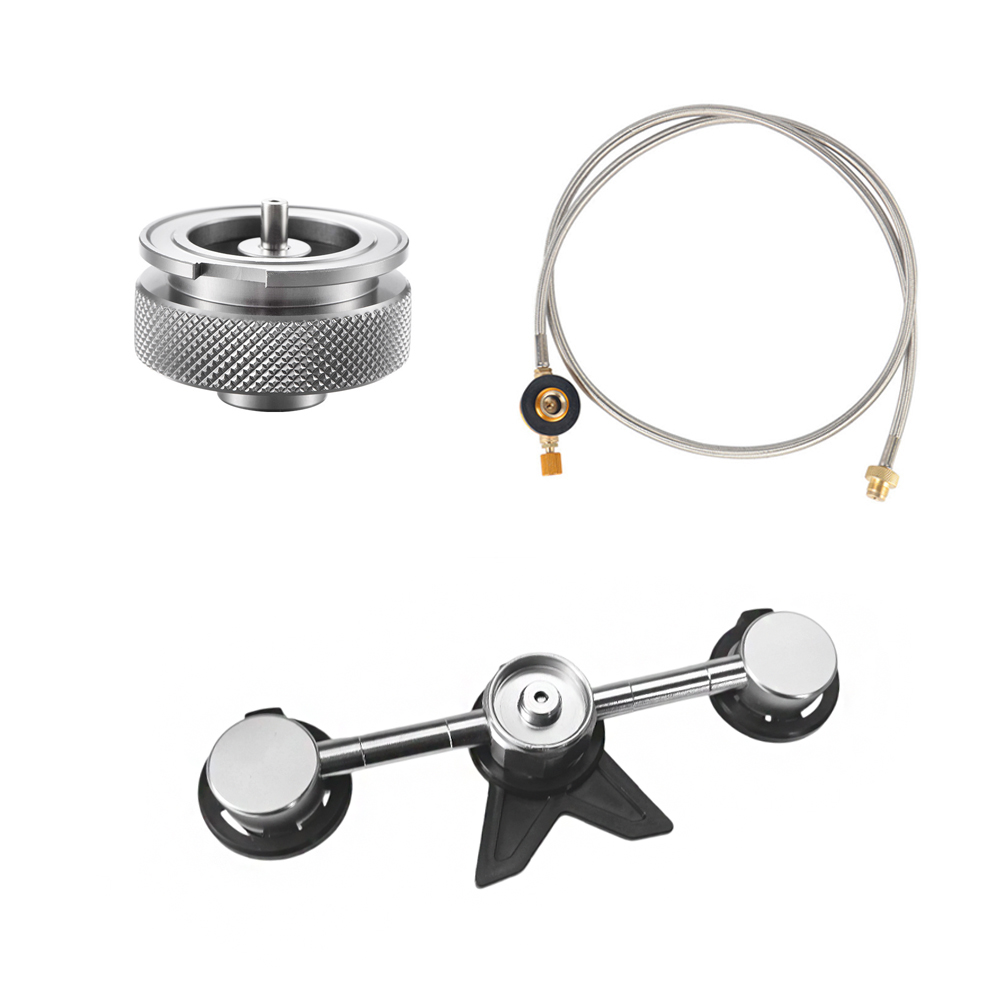 모아이캠핑 이와타니 파세코 신일 히터 난로 부탄가스 스테이션 어댑터 회전식 세트 실속형