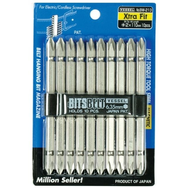 비트날세트/양용비트(10PCS) (+)2 x 110mm 10Pcs BW-213 - 상품 이미지