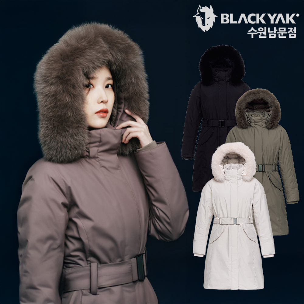 블랙야크 아이유패딩 여성 구스 다운 롱패딩 히마 다운 역시즌