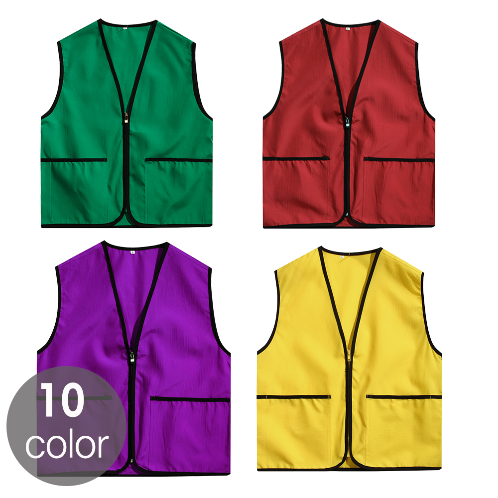 (9color)타스란 마트조끼 봉사남녀공용 행사 단체 팀 모임 이벤트 홍보조끼 - 상세 이미지 3