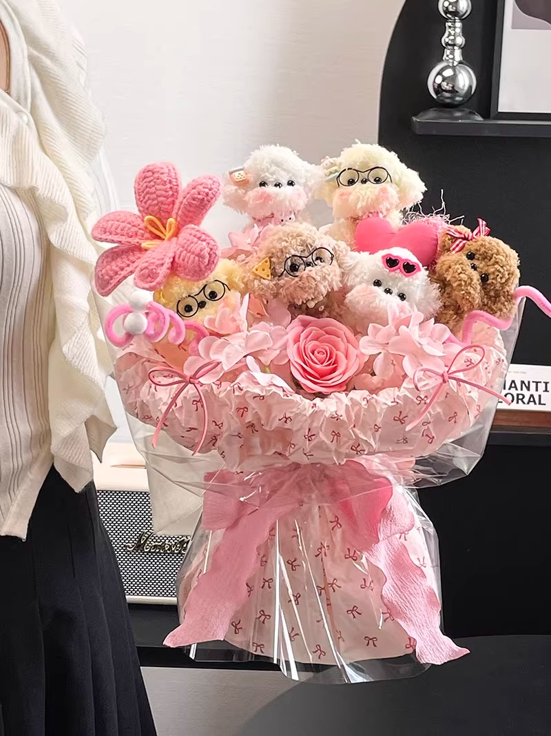 LA판타지 기념일 선물 인형꽃다발 여친 감동선물 - 상세 이미지 4