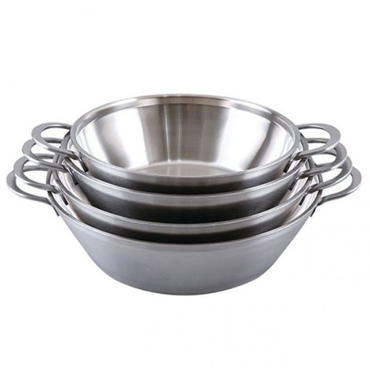 스텐 전골 냄비 가정 식당 찌게 인덕션 30cm - 상품 이미지