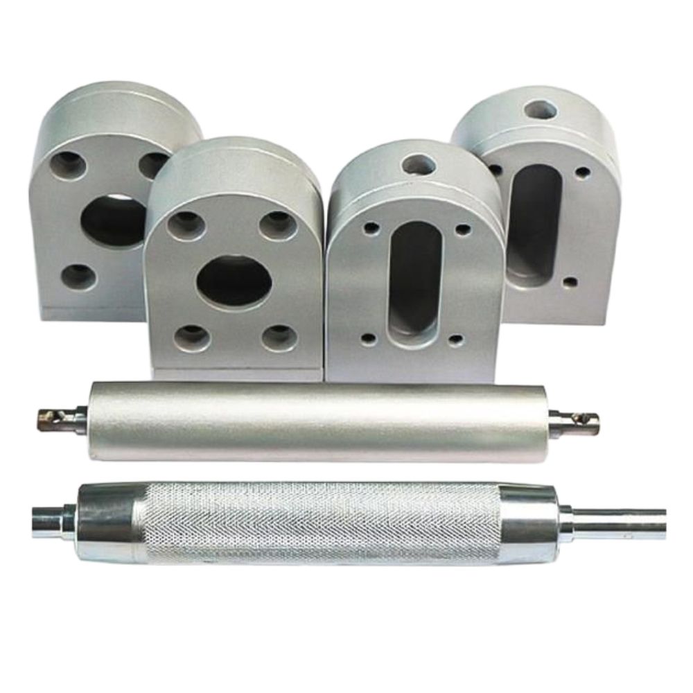 컨베이어 롤러 볼베어링 베이스 로라 조립라인 벨트 76x100mm 액티브+구동 2개 - 상품 이미지