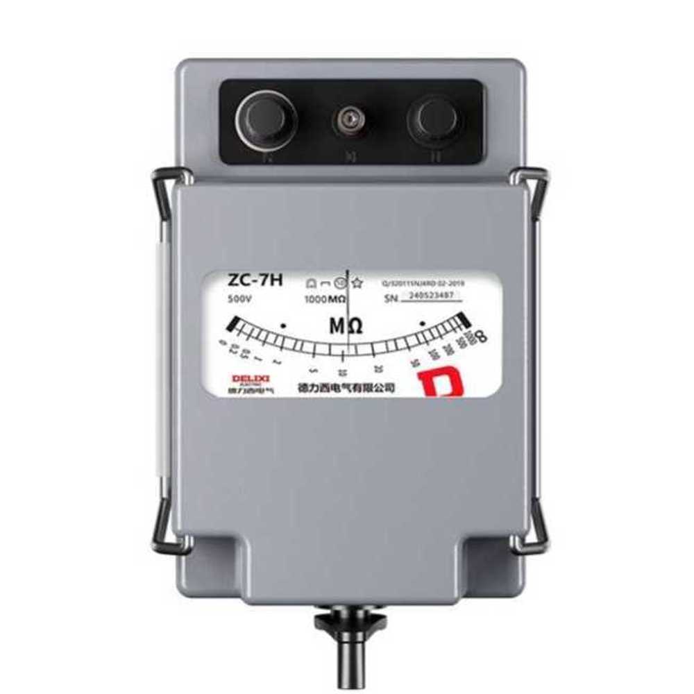 전기 절연저항 측정기 절연테스터 절연저항기 공사 ZC-7 (500V/1000M/합금) - 상품 이미지