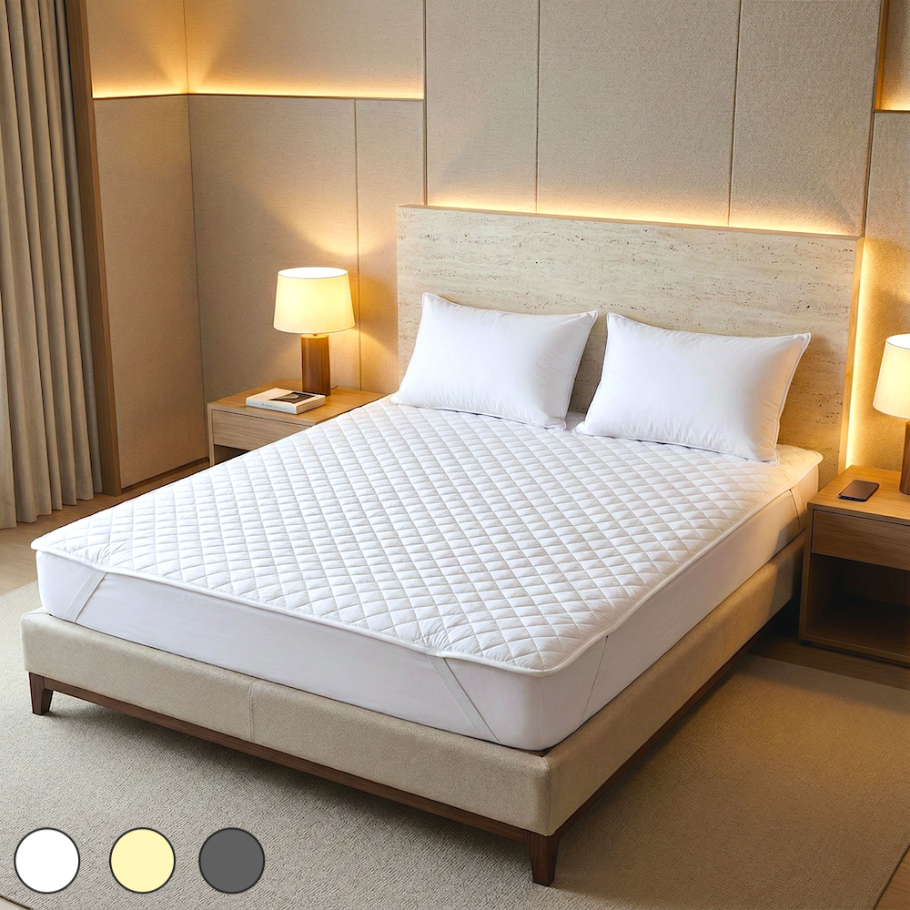 호텔 순면 사계절 침대패드 고정밴드 알러지케어 겨울 면 매트리스 이불패드 피그먼트 SS