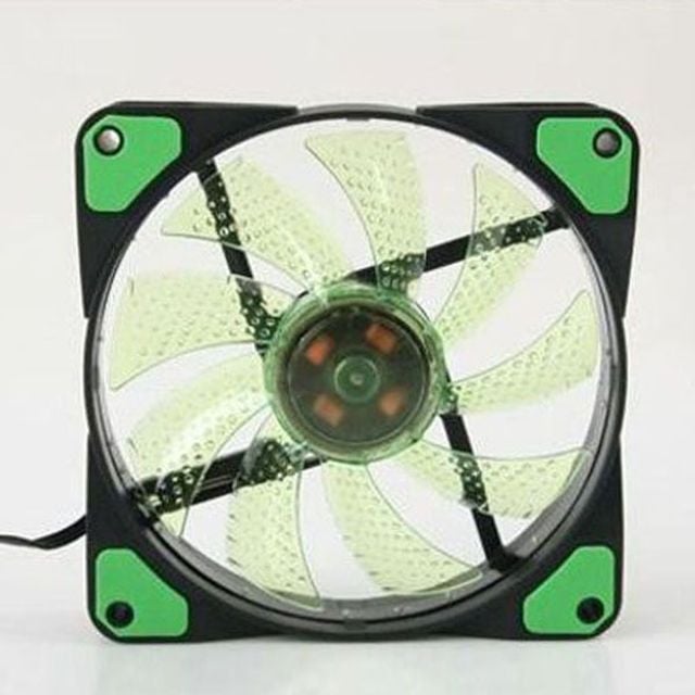쿨러 케이스 쿨러 덮개 DC 팬 케이스 그린 120mm 4핀 - 메인 이미지