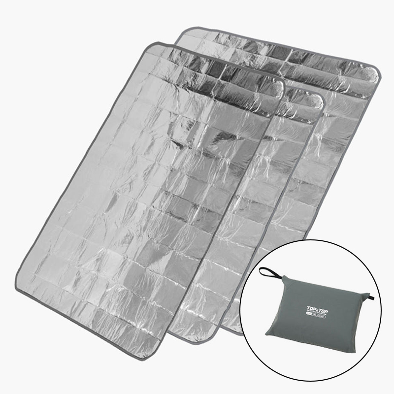 탑앤탑 써모 블랭킷 수납가방 포함 휴대용 캠핑 은박매트 등산 단열 돗자리 M