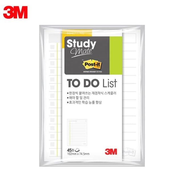 3M 스터디메이트 TODO S 플래너노트 포스트잇 3개 - 상품 이미지