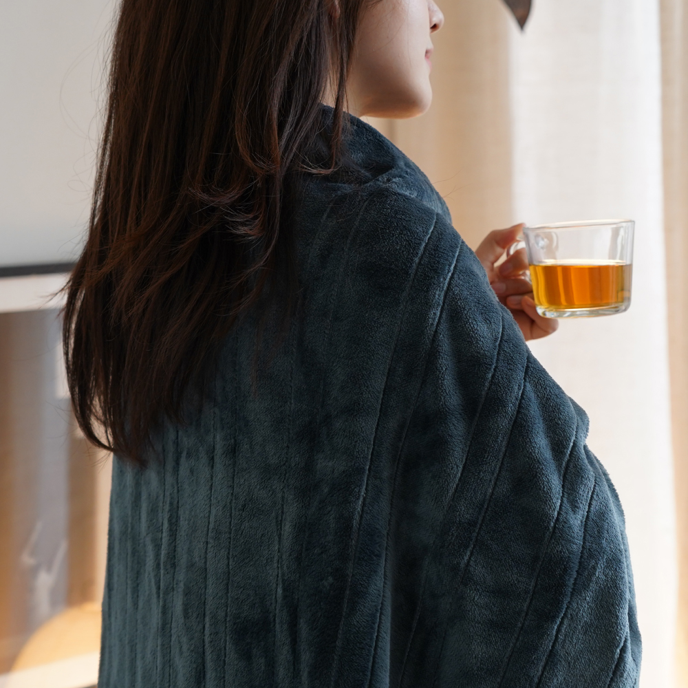 온담 헤븐 카본 탄소 전기담요 일월 극세사 밍크벨벳 부드러운 온열 블랭킷 이미지 7
