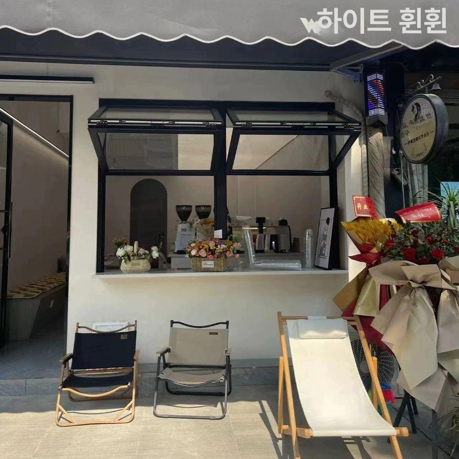 접이식 창문 폴딩 샷시 슬라이딩 창호 카페 상가 매장 맞춤 시공 - 상세 이미지 2