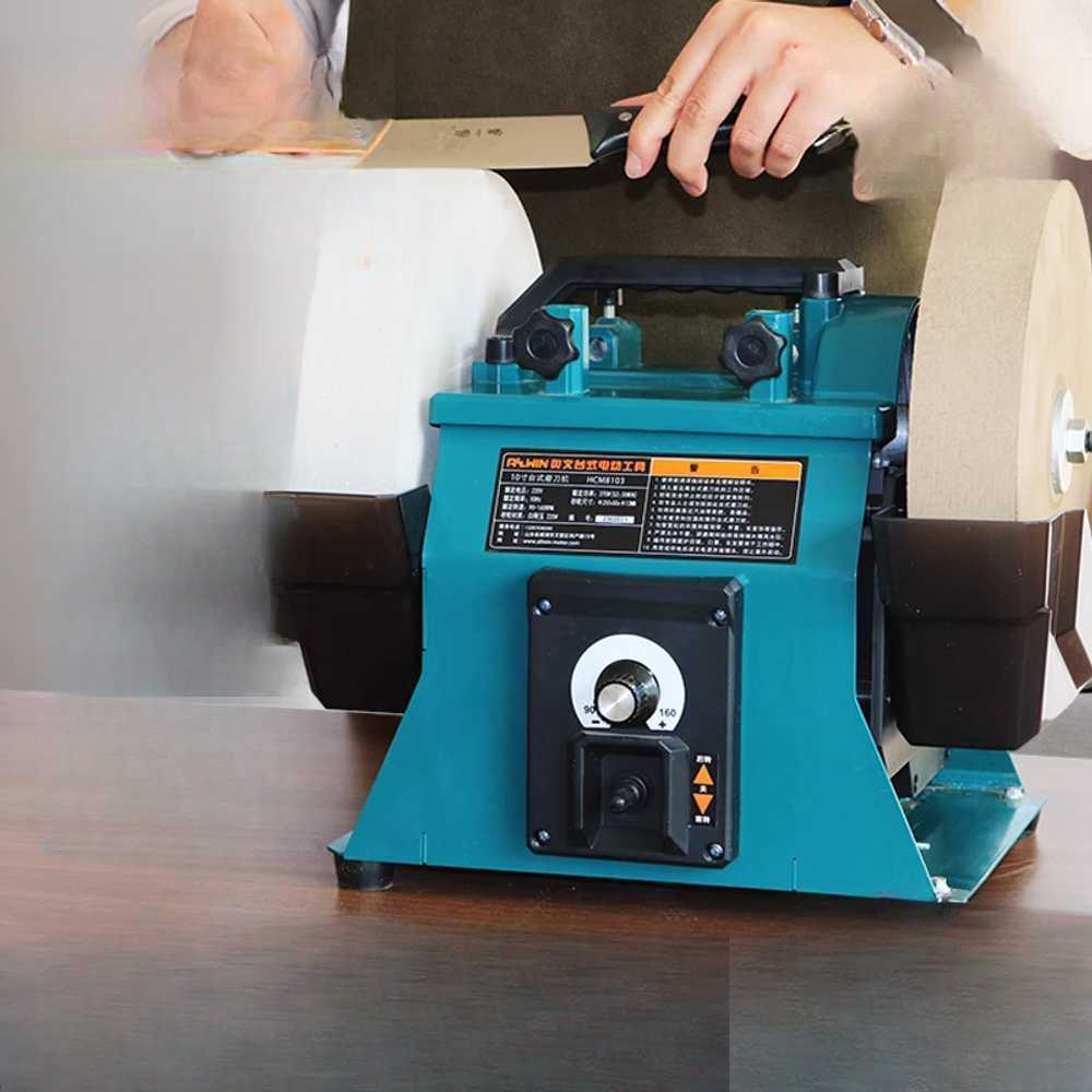 워터 연마기 습식 샌딩 가공 공업용 절삭 연마 장치 100-1000 10인치 양면 370W - 상세 이미지 3