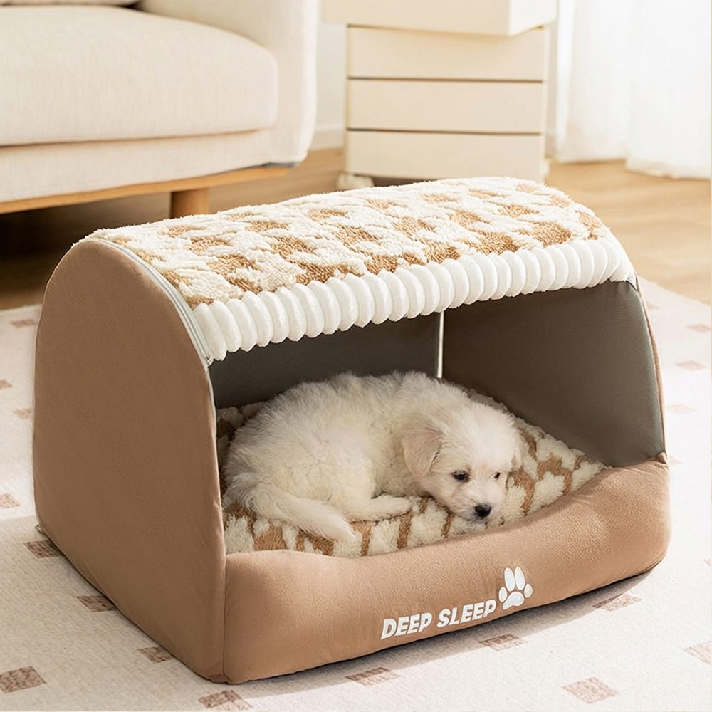 강아지 집 고양이 숨숨집 겨울 하우스 보온 텐트