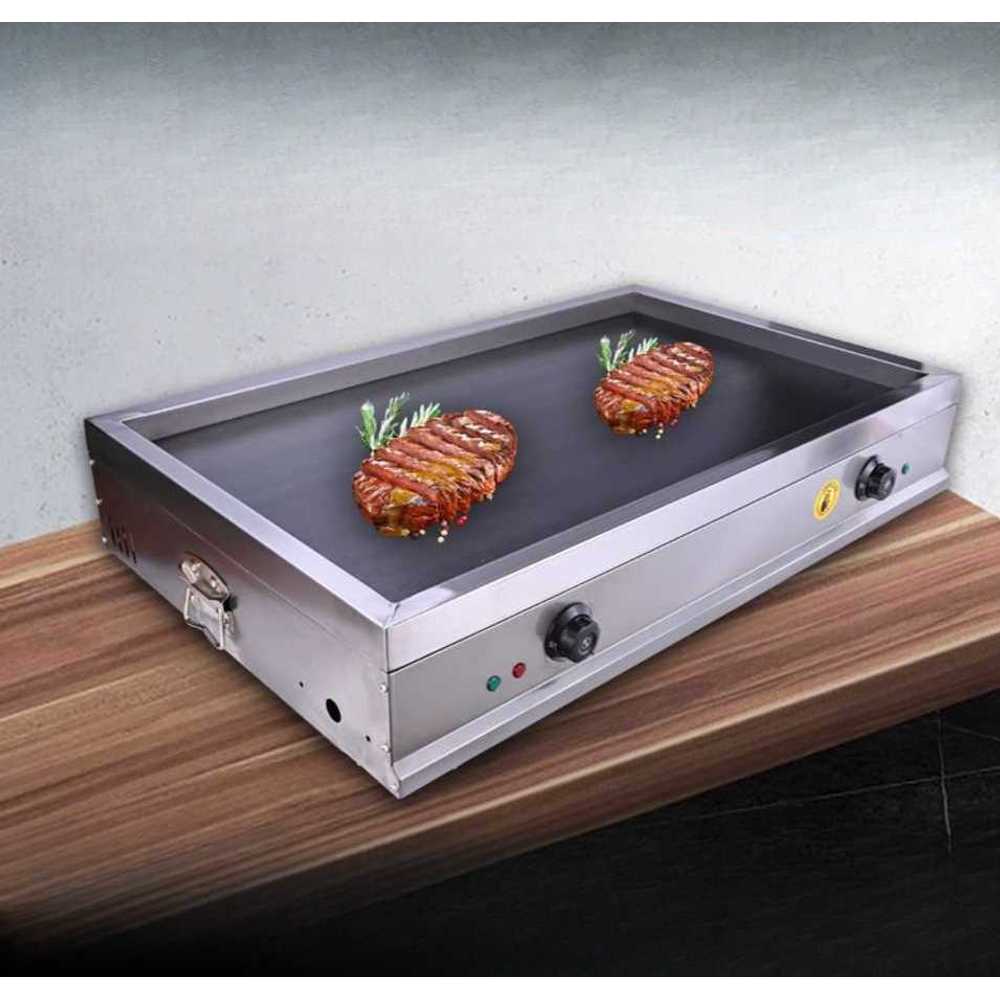 업소용 그리들 철판 대형 화덕구이 플랫그릴 판용 120x50cm 가스 - 8mm 철판 - 상세 이미지 4