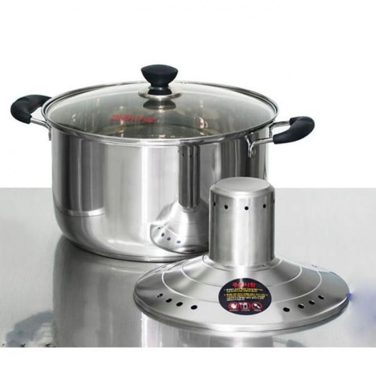 키친아트 빨래솥 세탁솥 인덕션 찜솥 빨래통 34cm - 상품 이미지