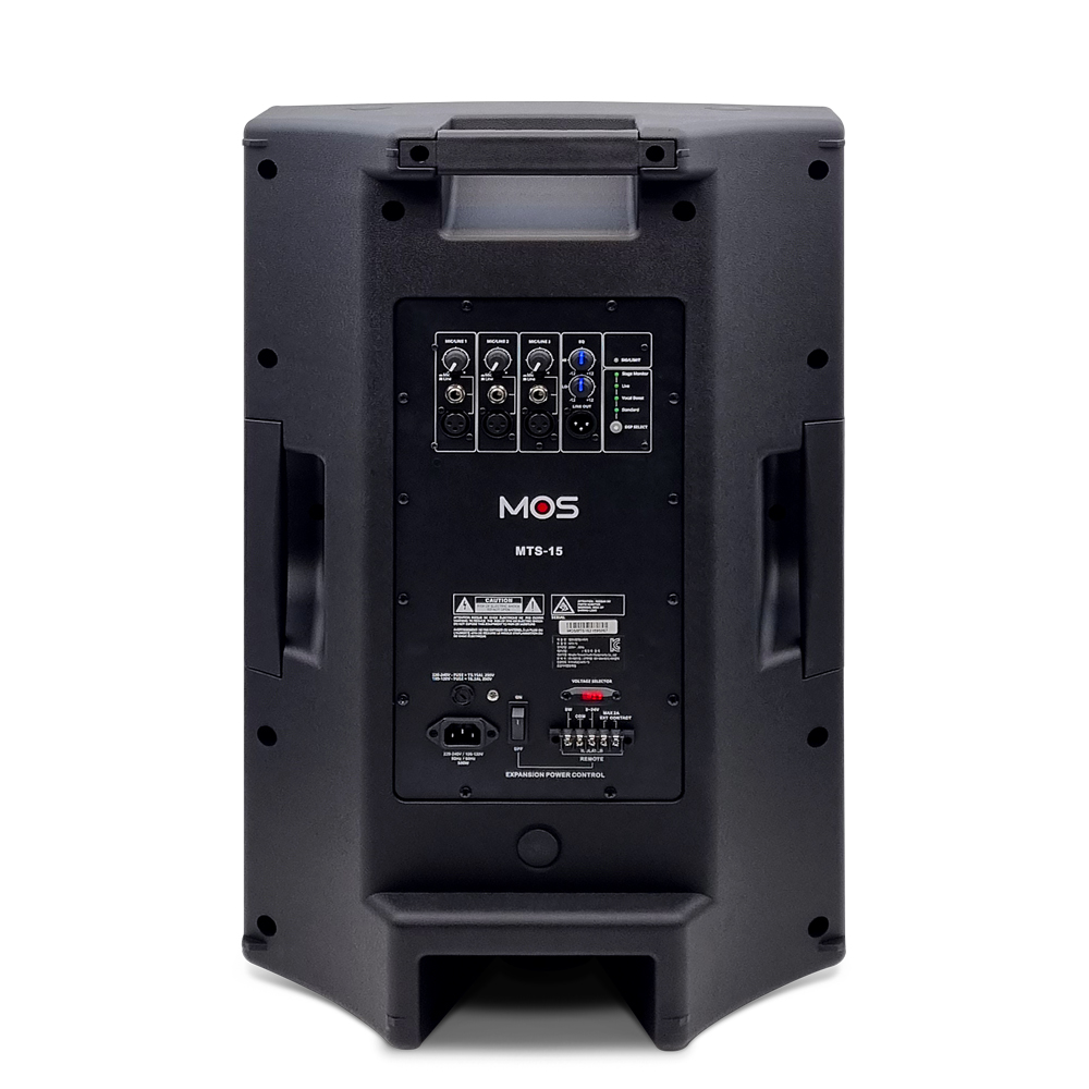 모스 MOS MTS-15 15인치 500W 교회용 강당용 행사용 파워드 액티브스피커 - 상세 이미지 4