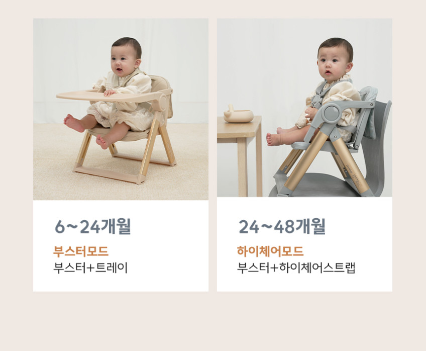 킨즈 뉴이 클라우드 부스터 휴대용 아기의자 유아부스터 접이식 휴대 유아식탁의자