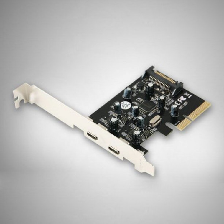 Coms USB 3.1 카드 Type C 2포트 PCI-E 배속 - 메인 이미지
