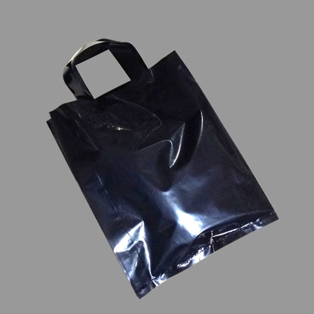 질긴 손잡이 팬시봉투 블랙 26cmX32cm옆6cm 100매 - 메인 이미지