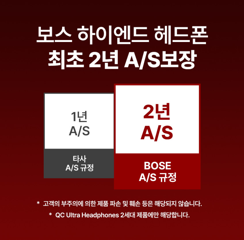 보스 QC 울트라 헤드폰 2세대 블랙 판매처 상세 정보 이미지 2