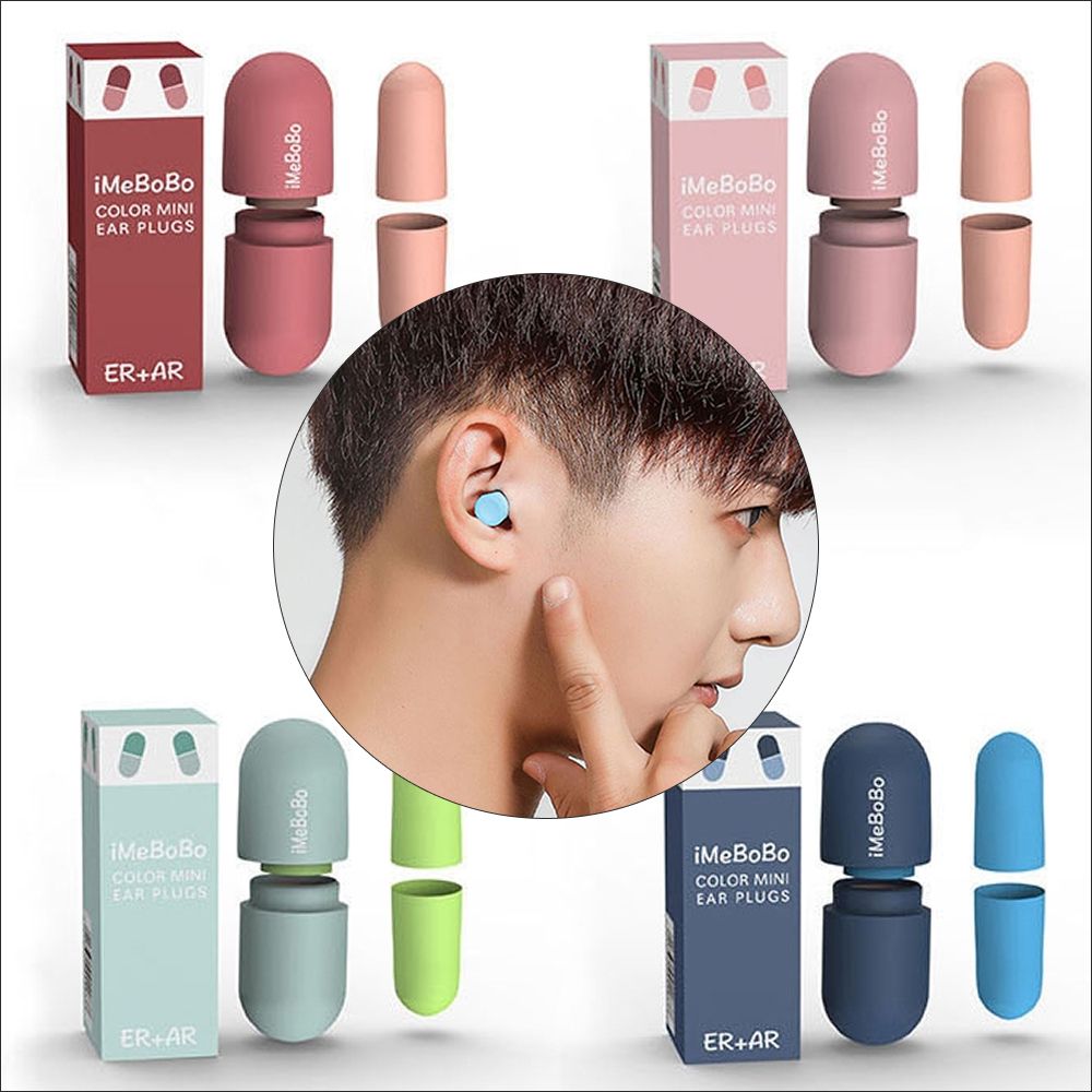 소음 방지 차단 귀마개 이어플러그 수면 층간소음 방음 공부 코골이 비행기 군인 숙면 귀덮개 - 상품 이미지
