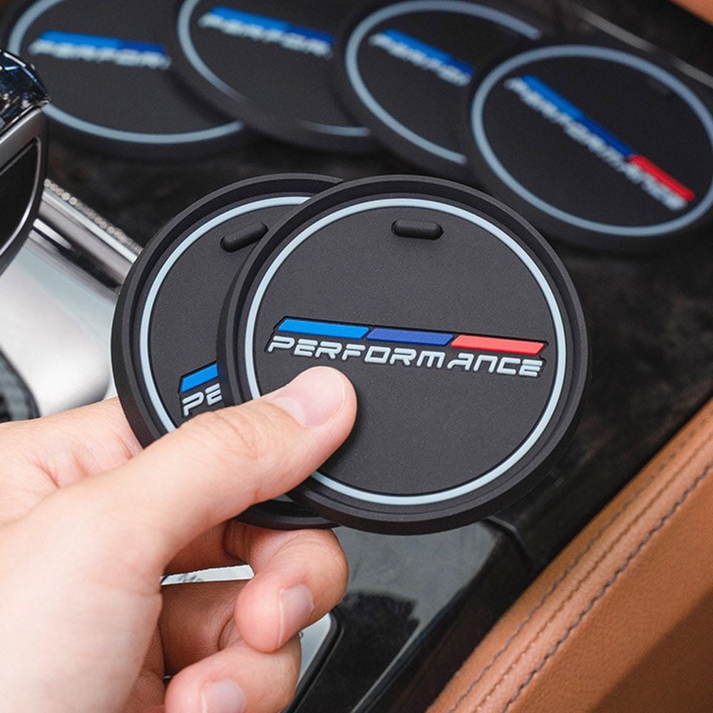 BMW호환 컵홀더 실리콘 컵받침 패드 2P 66mm - 상품 이미지