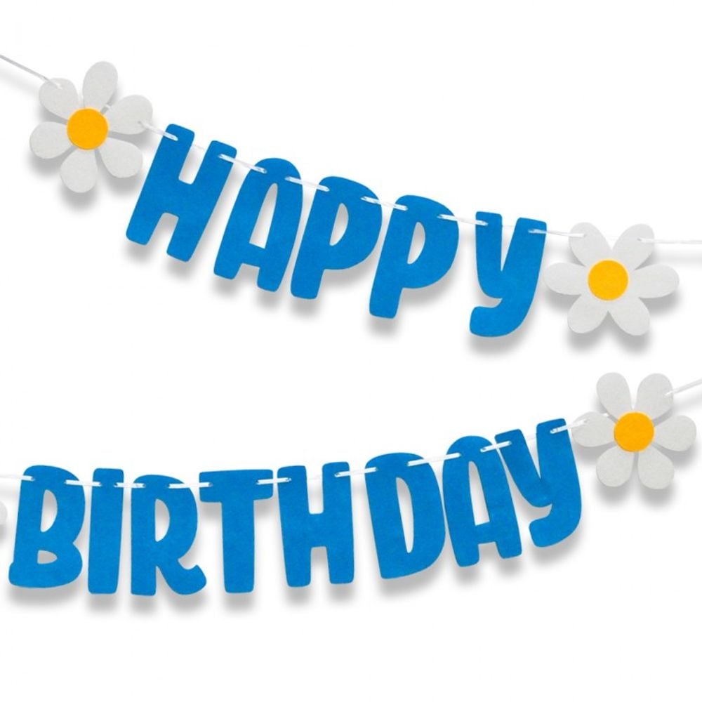 블루 데이지생일파티가랜드 - 상품 이미지