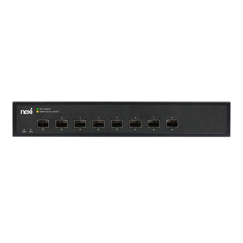 넥시 스위칭허브 8포트 SFP+ 10G IGMP 공유기 랜허브 스위치 랜선 네트워크 - 상세 이미지 3