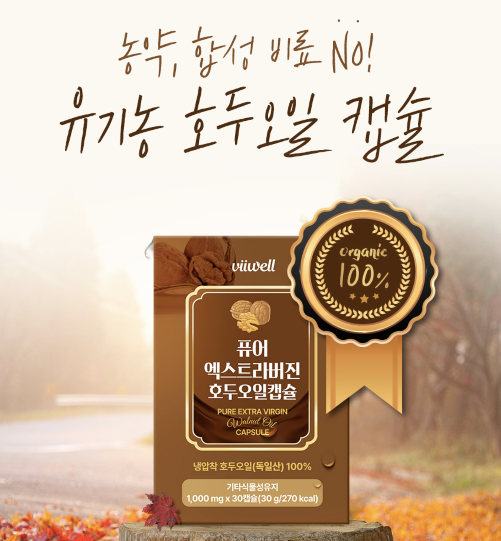 호두오일캡슐 집중력 수험생 올리브유캡슐 갱년기영양제 - 상세 이미지 5