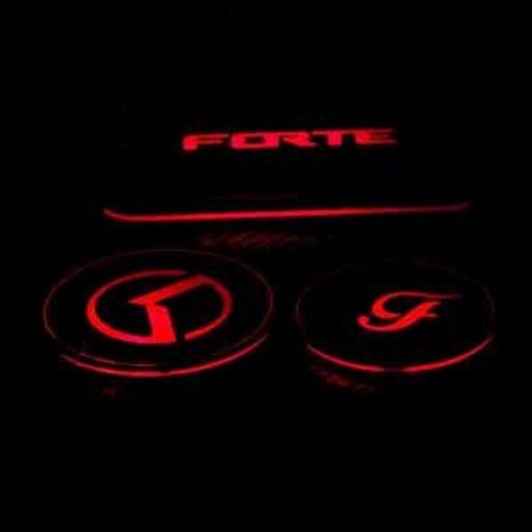 포르테 컵홀더 플레이트 LED 컵받침대 받침대 - 메인 이미지