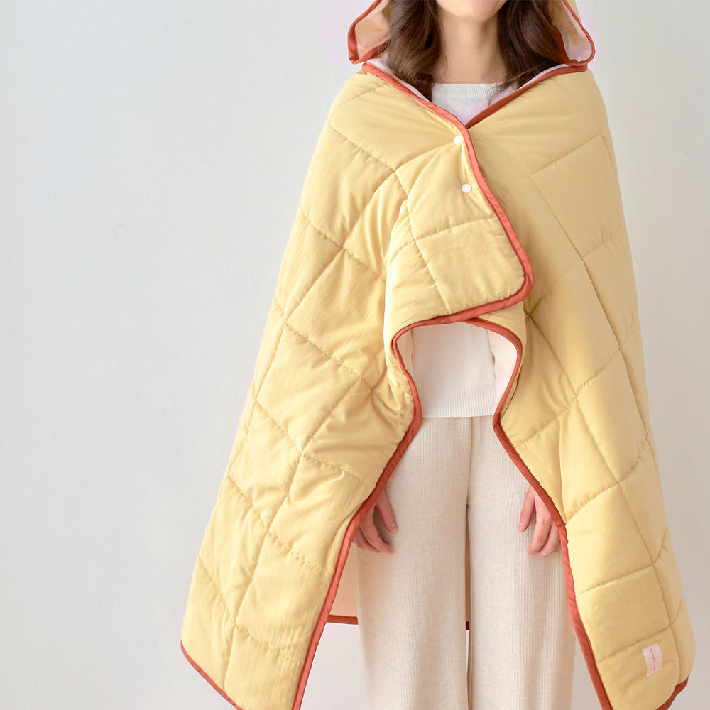 패딩담요 패딩블랭킷 국산담요 입는 후드 극세사 쇼파