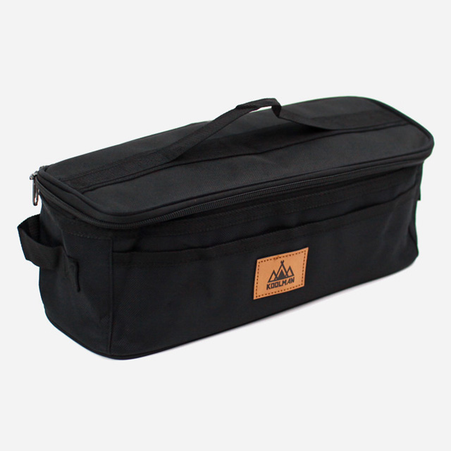 KOOLMAN 쿨맨 캠핑 키친툴 가방 조리도구 소품 수납 블랙