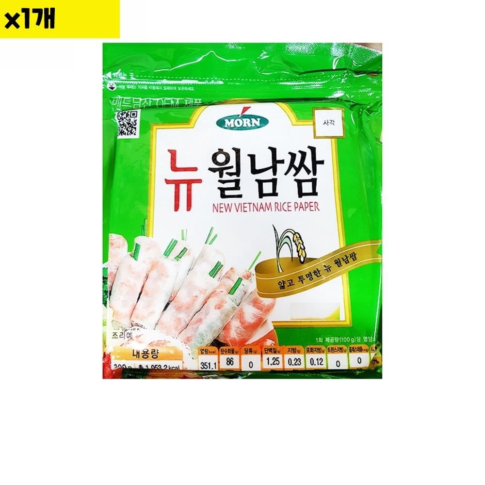 식자재 도매 사각 월남쌈(몬 16Cmx300g) 1개 - 상품 이미지