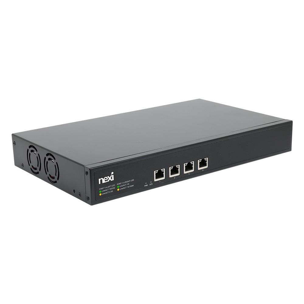 넥시 스위칭허브 4포트 10G IGMP 공유기 랜허브 스위치 랜선 네트워크 인터넷허브 - 상세 이미지 3