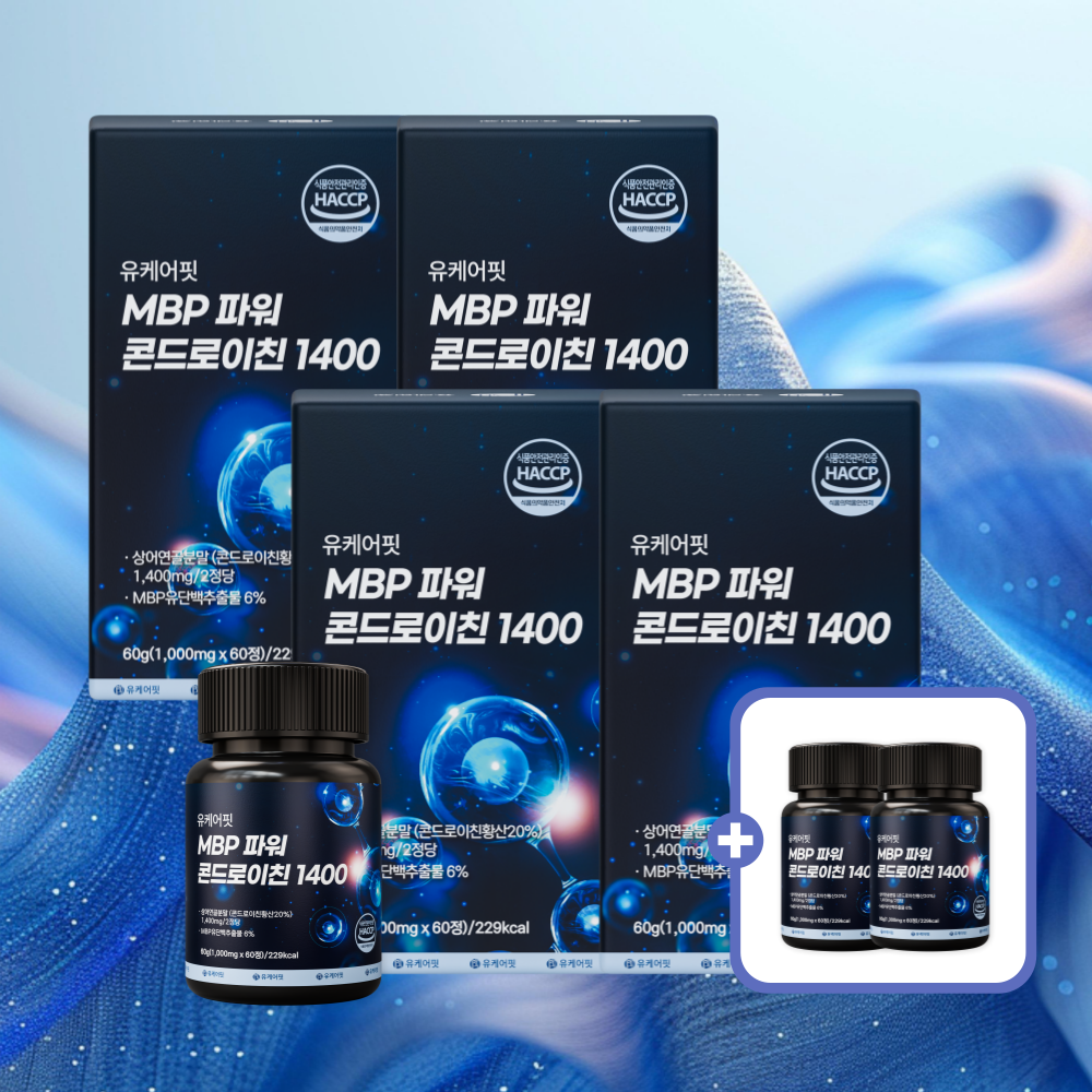상어연골 파워 콘드로이친 1400 MBP 콘드로이친 콘도로이친 60정, 6개 제품 이미지