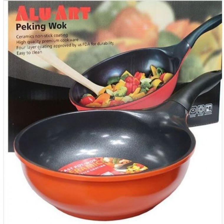 알루아트 인덕션 후라이팬 궁중팬 볶음 프라이팬 24cm - 메인 이미지