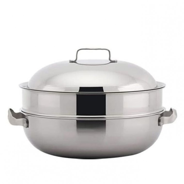 퀸센스 찜기 찜냄비 인덕션 찜통 찜솥 냄비 2단 30cm - 메인 이미지