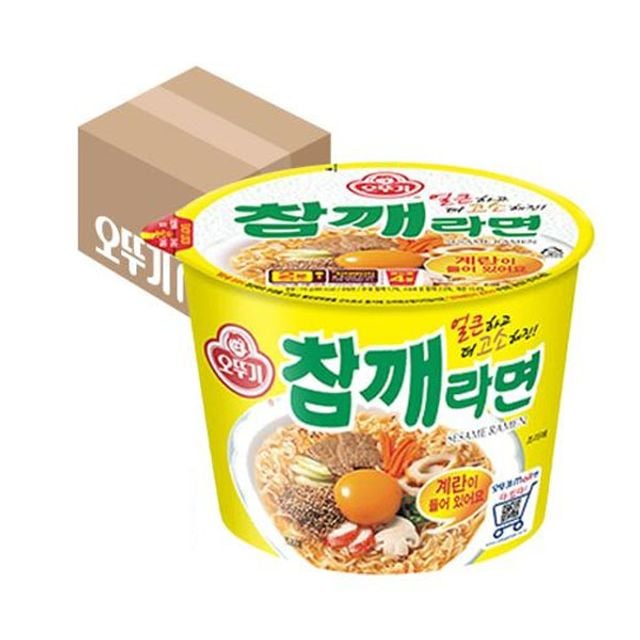 오뚜기 참깨라면 110g (컵라면/12개/BOX) - 상품 이미지