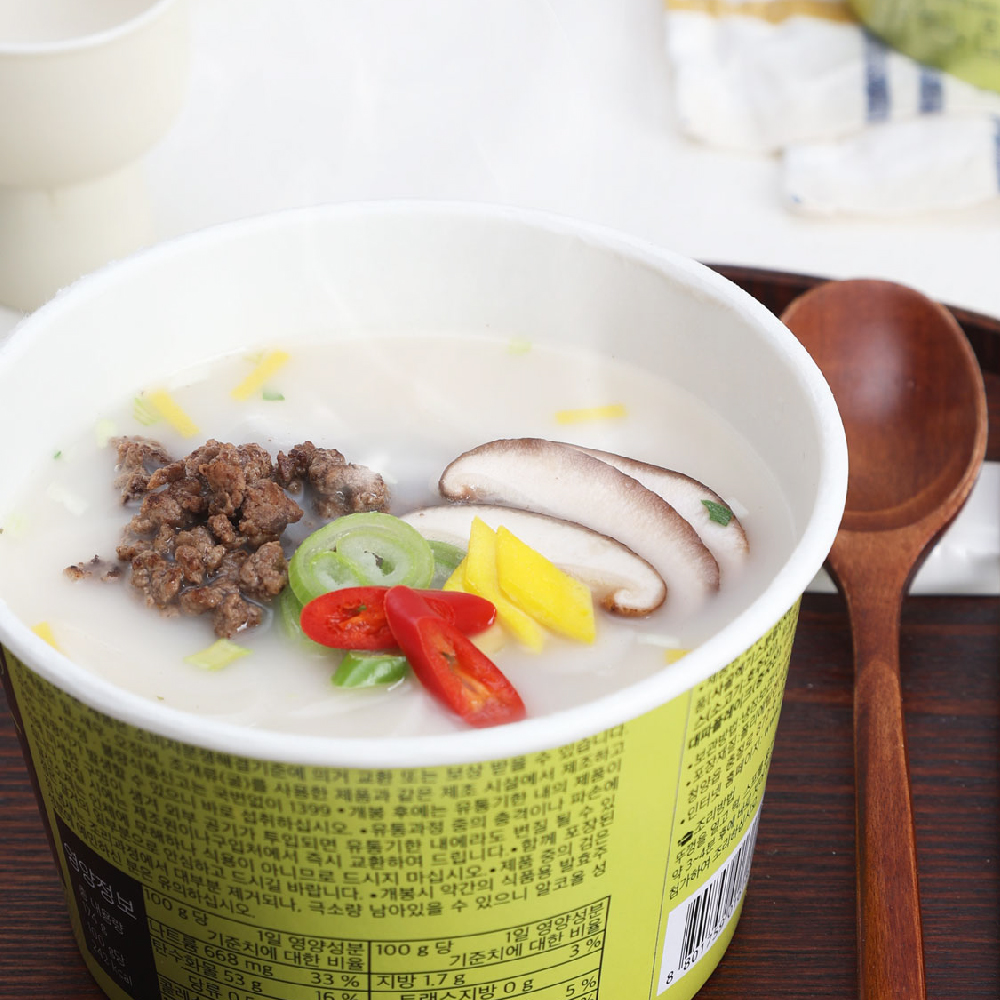 칠갑농산 똑쌀떡국 냉장 원형컵 174g (12개입) - 상세 이미지 3