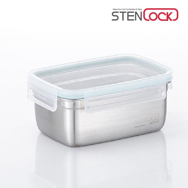 스텐락 퓨어 직사각밀폐용기 6호 1000ml - 메인 이미지