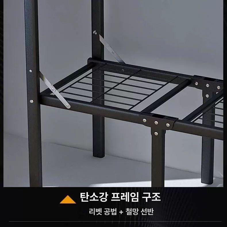 간편 접이식 침대 수납형 프레임 내구성 좋은 원룸용 80cm 튜브-창의적 공간 - 상세 이미지 4