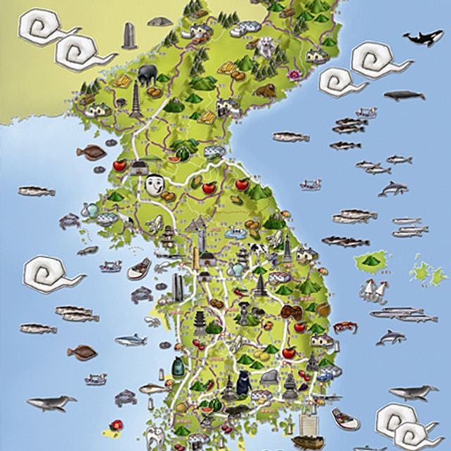직소퍼즐 - 150피스 대한민국지도 - 상품 이미지