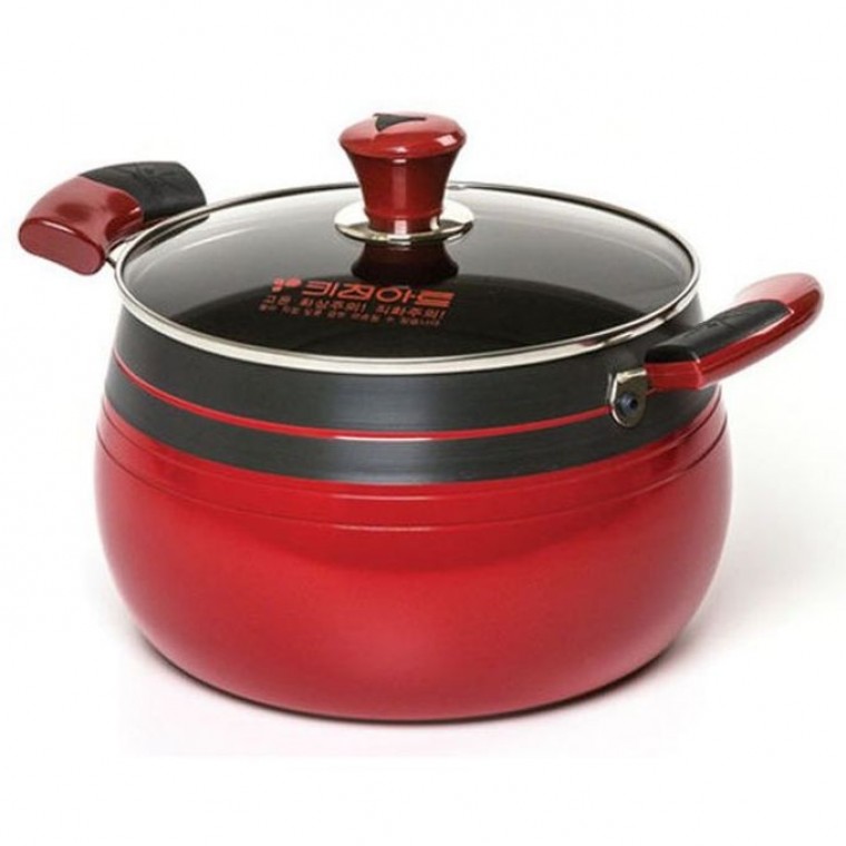 키친아트 냄비 경질 가정 찌게 인덕션 양수 22cm - 메인 이미지