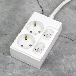 2구 개별 접지 멀티탭 국산 안전 16A 스위치 콘센트 1.5m 실사용 후기 | 효과 있을까? - 상품 이미지 1